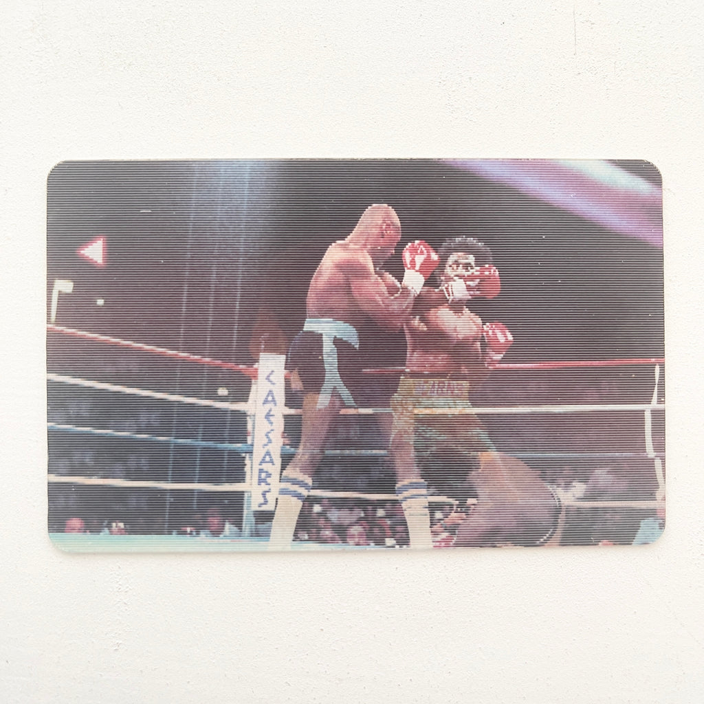 Caesars Palace Hotel Room Key Card Vintage 1980s Marvelous Marvin Hagler Tommy Hearns