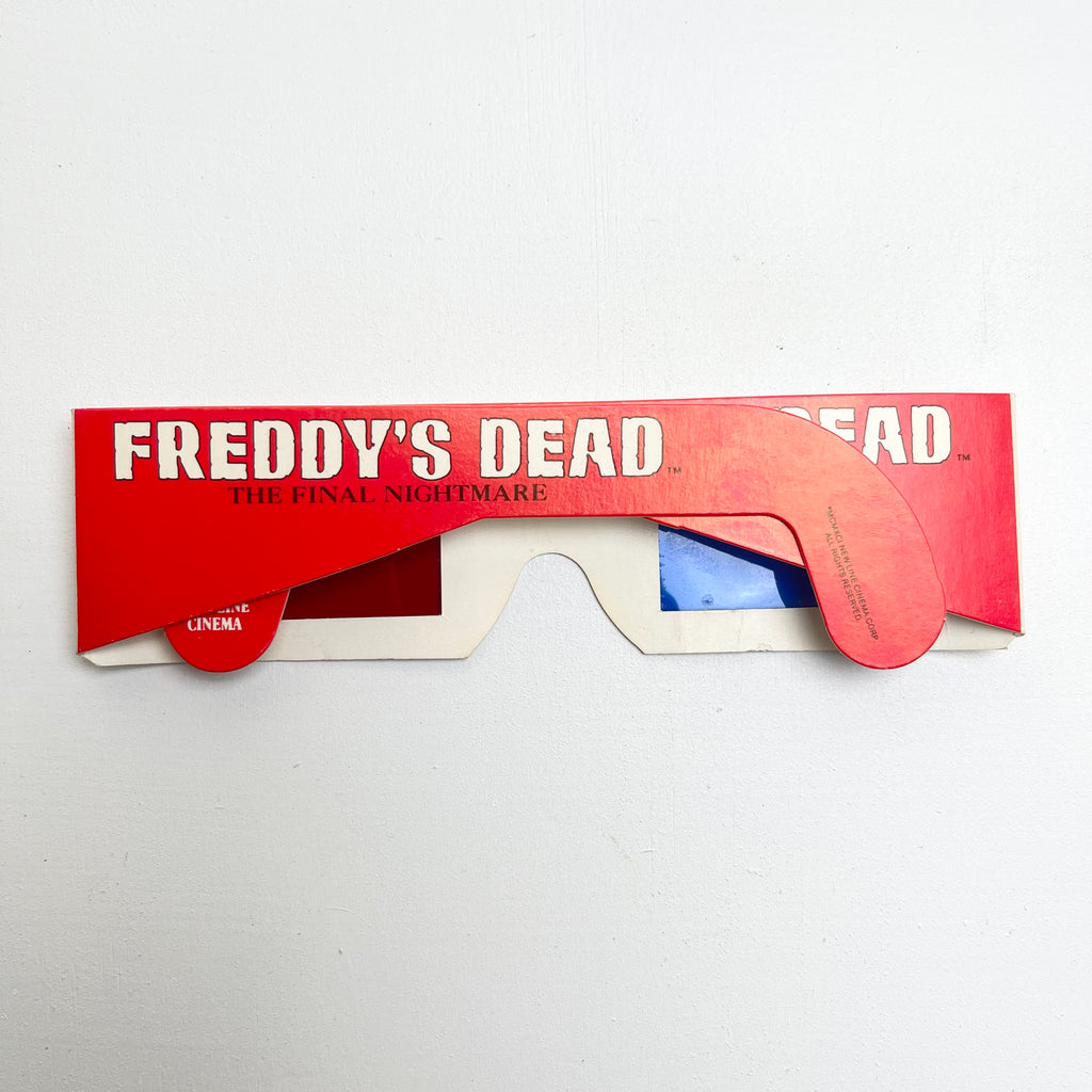 Freddy's Dead The Final Nightmare on Elm Street 6 3D TV Glasses Vintage 1991