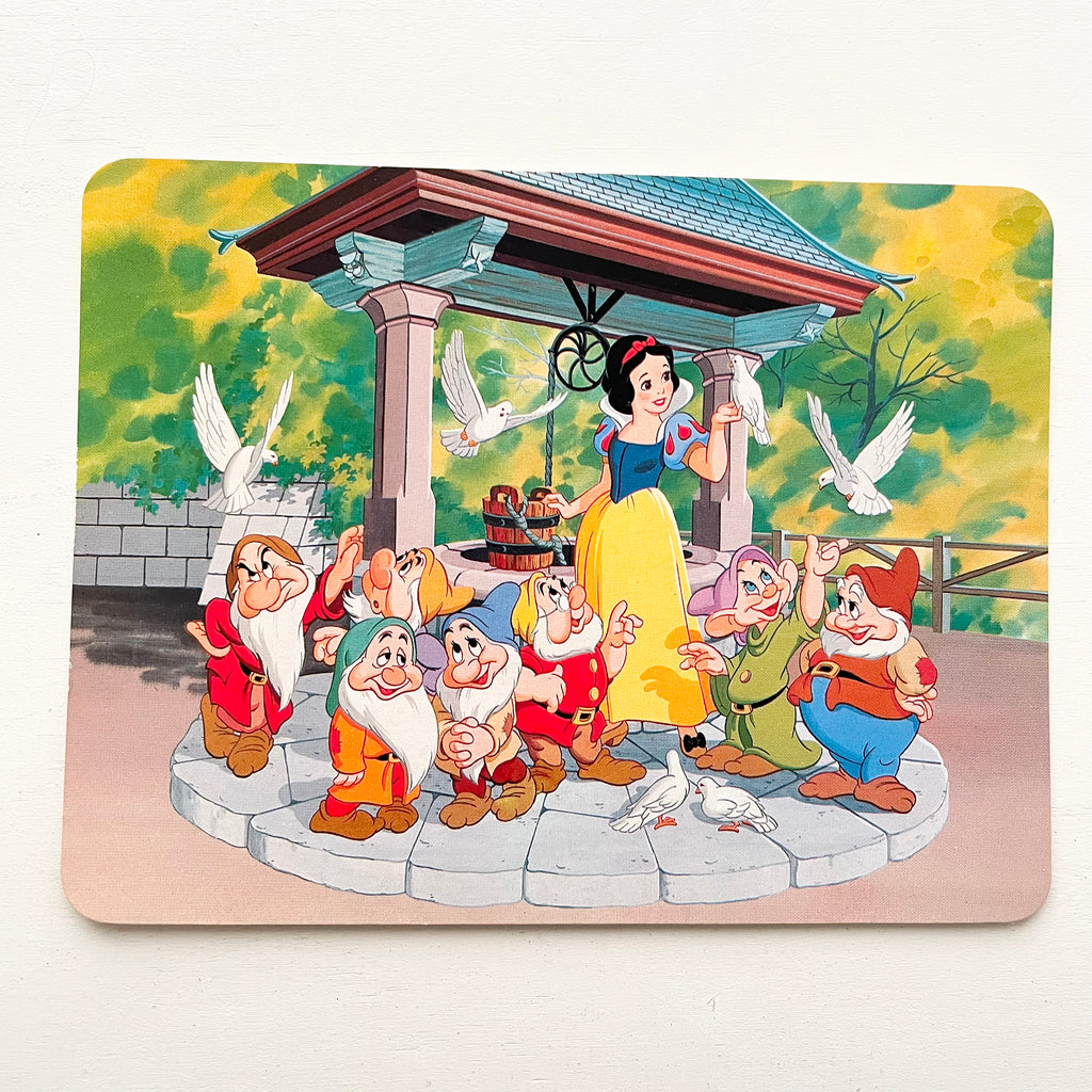 Disneyland Snow White Postcard Vintage 1980s